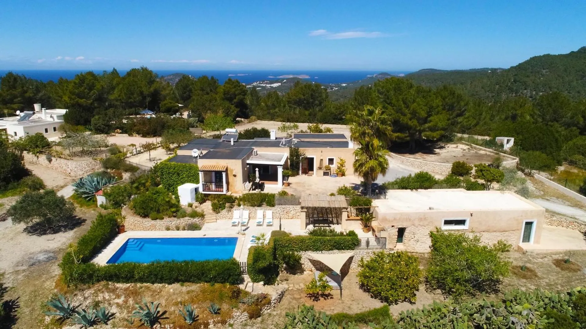 New! Villa Sa Paissa Sea Views 산트 호셉 데 사 탈라이아 0*,